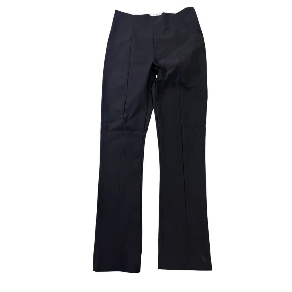 MM. LaFleur Black Trousers Slim Straight Leg Pants, Women’s 4, High Rise Capsule
